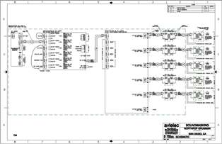 AutoCad Soundmasking Point-to-Point Schematic