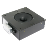 8" Speaker With 529 Cu. In. Channel Rail Enclosure