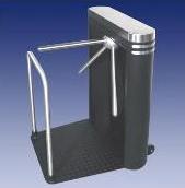 Portable Waist High Turnstile w/Platform & Rail