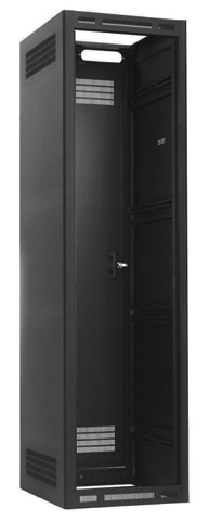 ENCLOSED RACK DESCRIPTIONDescription:19” EIA rack with welded sides and recessed rear door